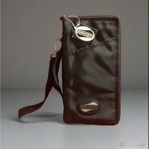 NWT American Tourister Zippered Document Passport Holder Travel Case w/Handle